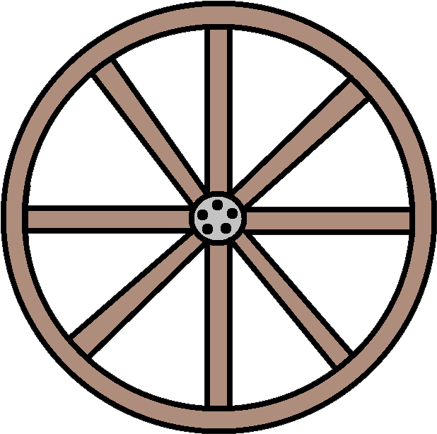 Wagon Wheel Clipart - Wagon Wheel (638x625)