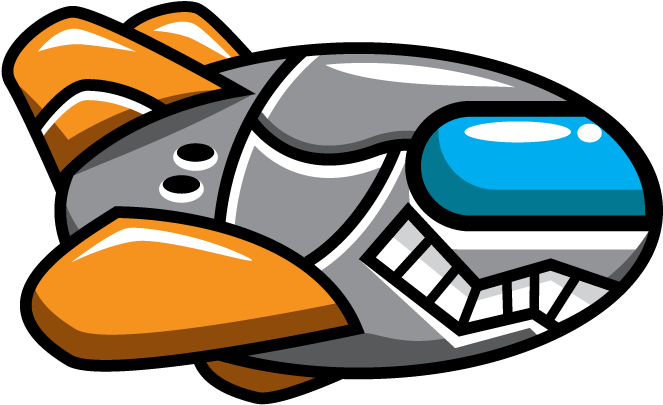 Free Cartoon Enemy Spaceship Clip Art - Spaceship Clipart (750x497)