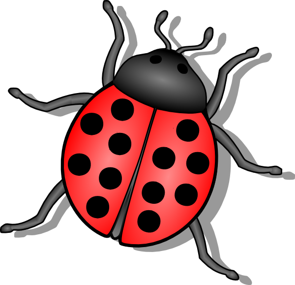 Ladybug Cartoon Clip Art - Ladybug Tattoo Design (600x579)