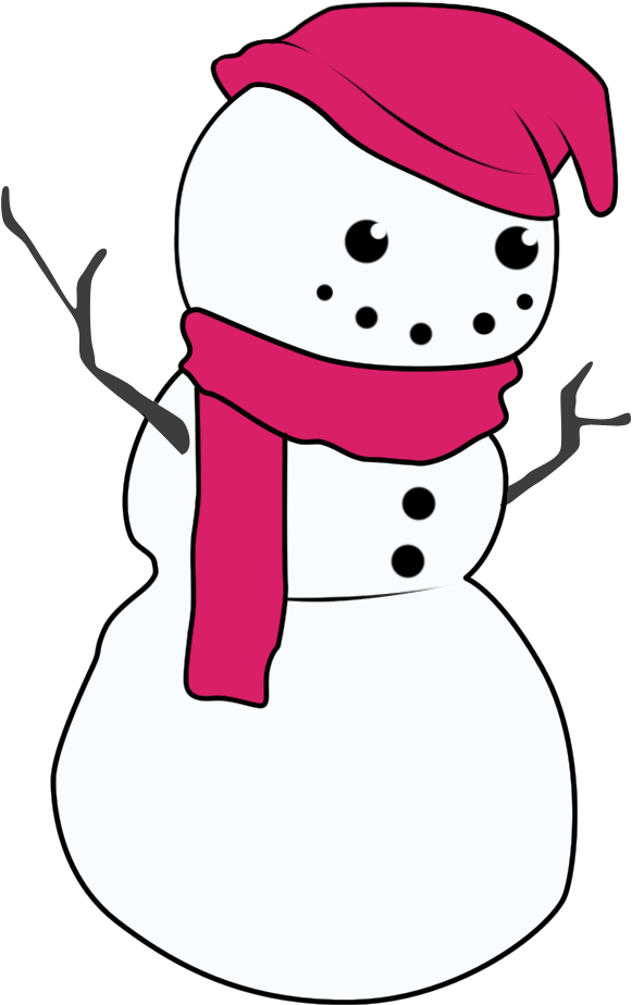 Snowman Clipart - Calendar (1000x1000)