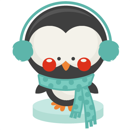 Penguin Winter Svg Scrapbook Cut File Cute Clipart - Miss Kate ...