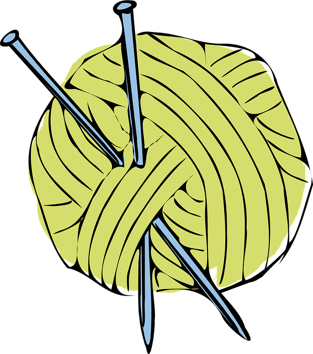 Knitting, Woollen, Wool, Needle, Winter, Woolen - Yarn Ball And Needles (638x720)