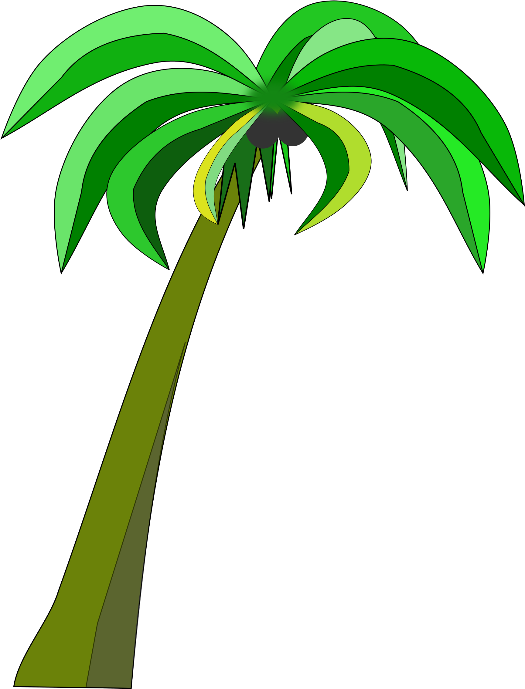 More From My Site - Coconut Tree Clip Art Png (1858x2400)