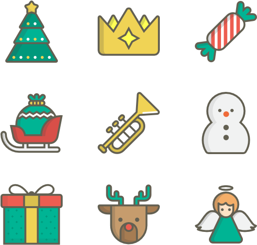 Winter Icons - Winter Vector Icons (600x564)