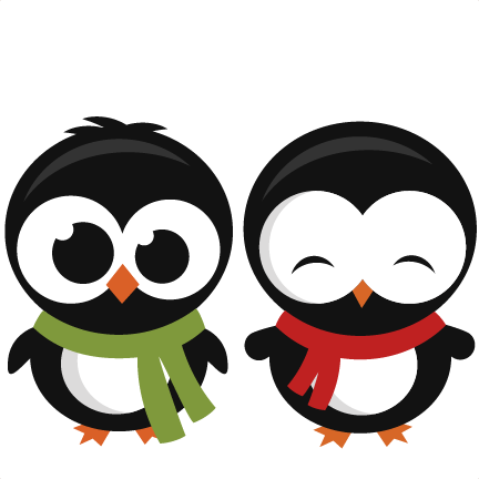 Penguin Set Svg Cutting Files For Scrapbooking Winter - Scalable Vector Graphics (432x432)