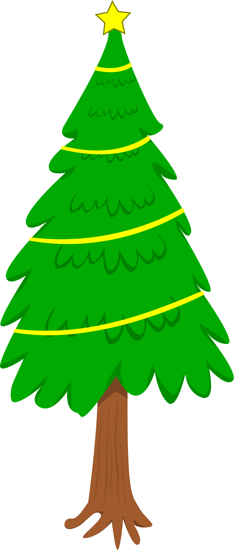 Christmas Tree - Tall Christmas Tree Clipart (947x2222)