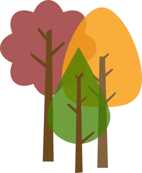 Fall Trees Clipart - Autumn Tree Clipart Transparent (492x598)