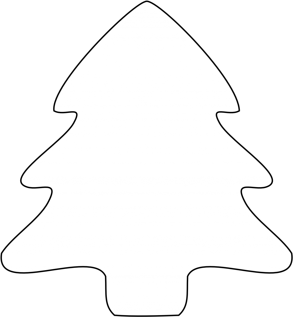 White Christmas Tree Clipart - White Christmas Tree Clip Art (1024x1105)