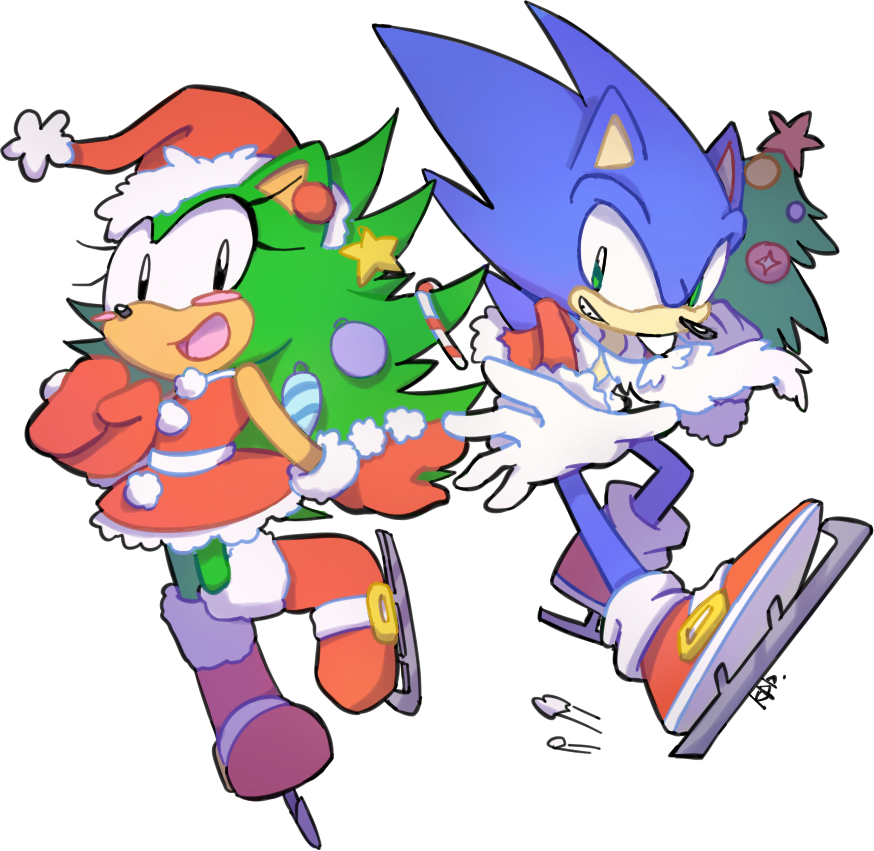 Sonic Runners Sonic Adventure 2 Shadow The Hedgehog - Sonic The Hedgehog Christmas (874x851)