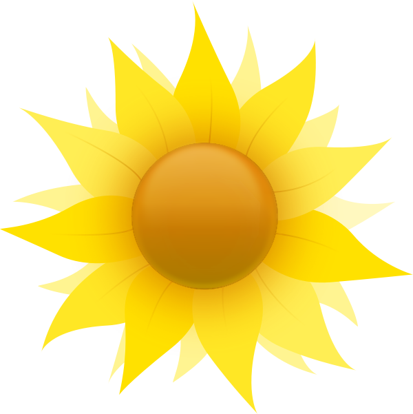 Free Sunflower Clipart Public Domain Flower Clip Art - Clip Art Sun Flower Lady (600x601)