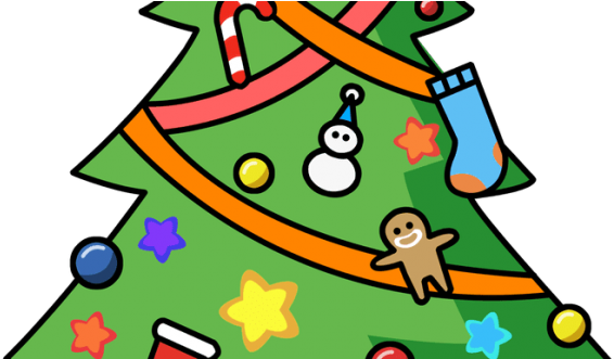Clip Art Christmas Trees - Christmas Tree Ornament (round) (660x330)