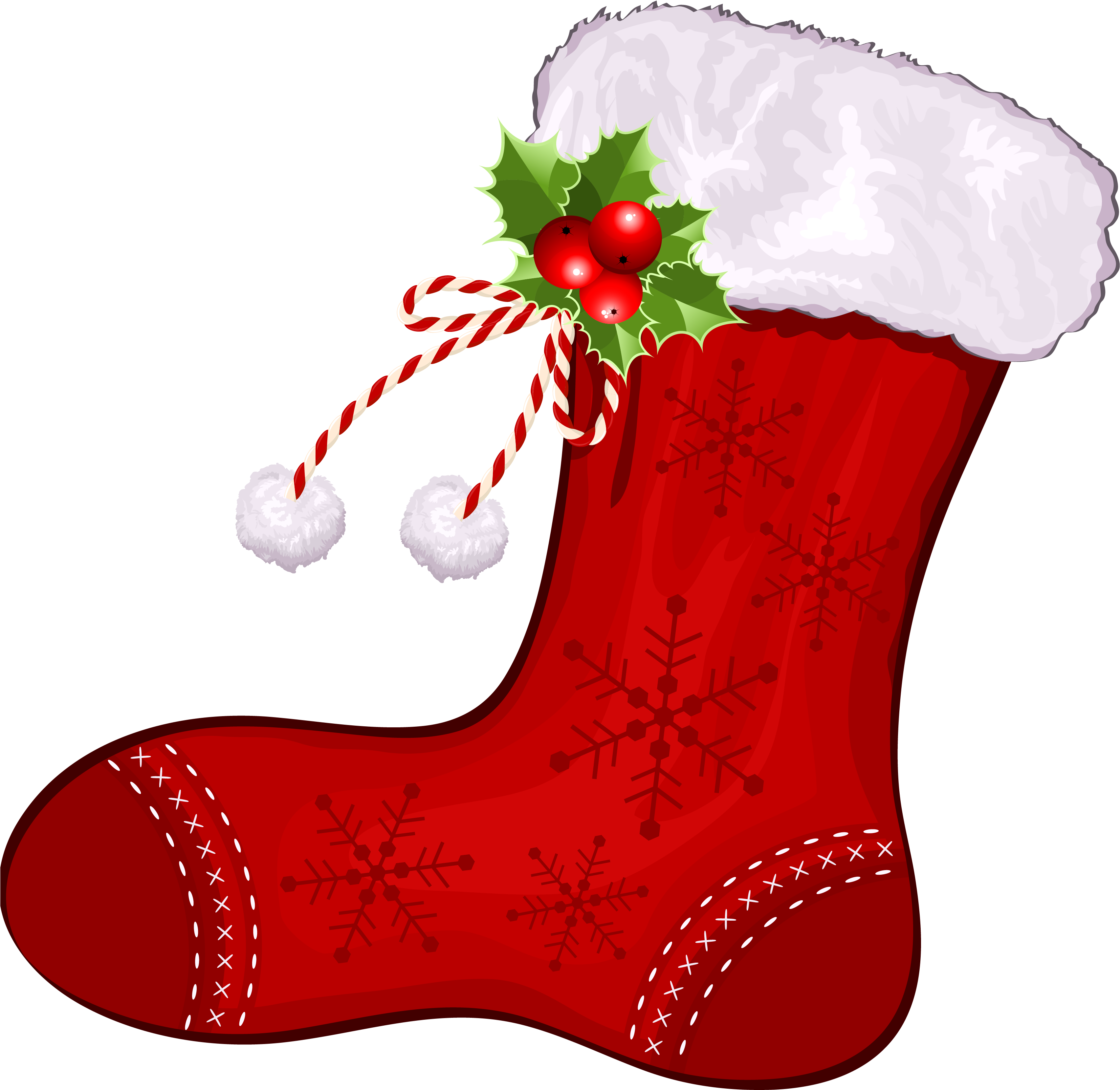 Mini Xmas Stocking - Christmas Stocking Clipart Free (3600x3415)