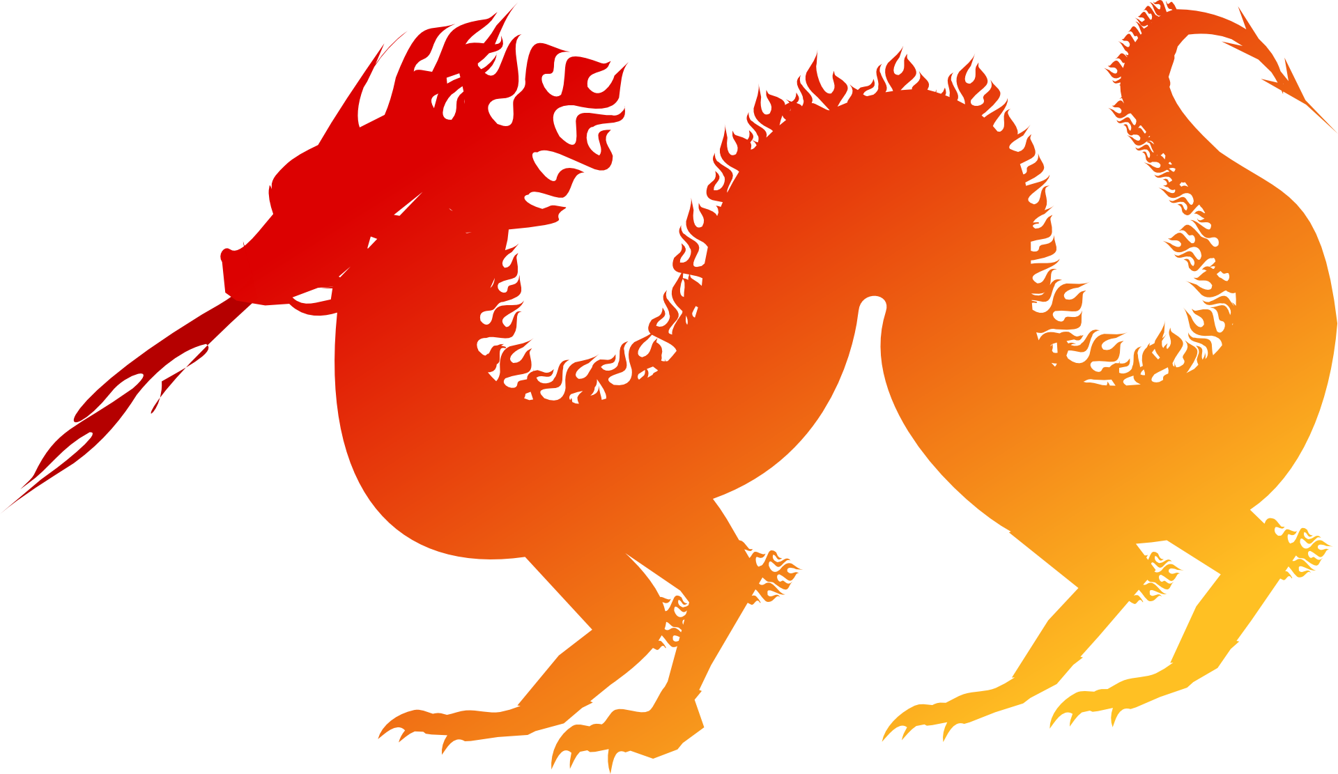Chinese Dragon Clip Art - Chinese New Year Png (1920x1111)