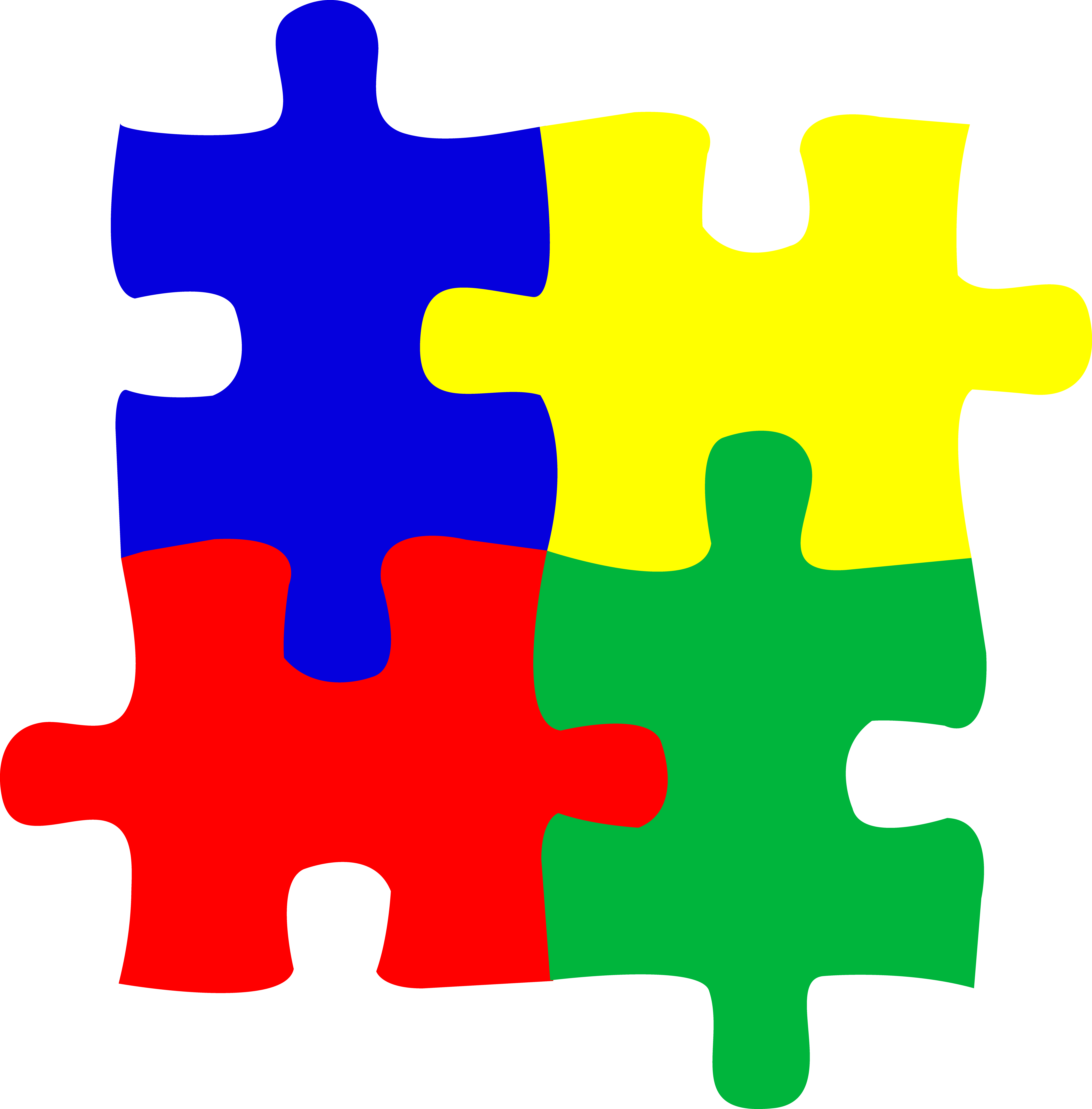 Puzzle Clip Art - Puzzle Pieces Clip Art (5617x5703)
