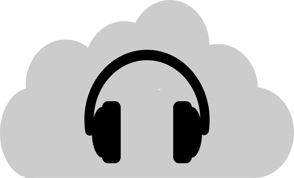 Microsoft Clip Art Sounds - Headphones Music Clip Art (1200x727)