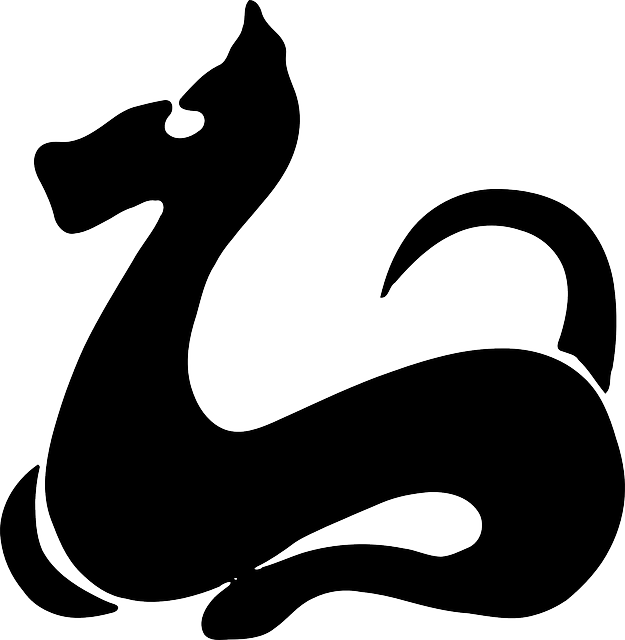 Chinese Zodiac Dog Svg Clip Arts 582 X 596 Px - Ancient Chinese Dog Symbol (703x720)
