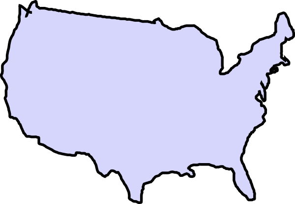 Printable United States Time Zone Map - Clip Art Usa (600x414)