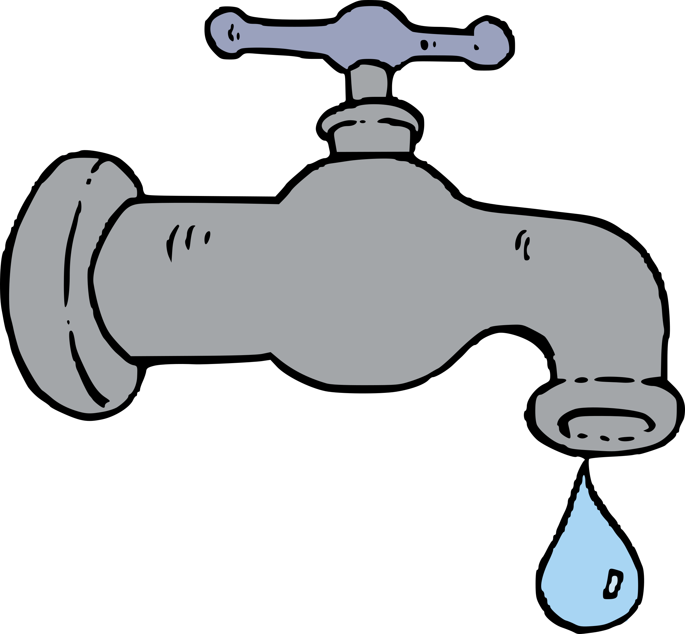 Fawcet Clipart Microsoft - Faucet Clipart (2400x2219)