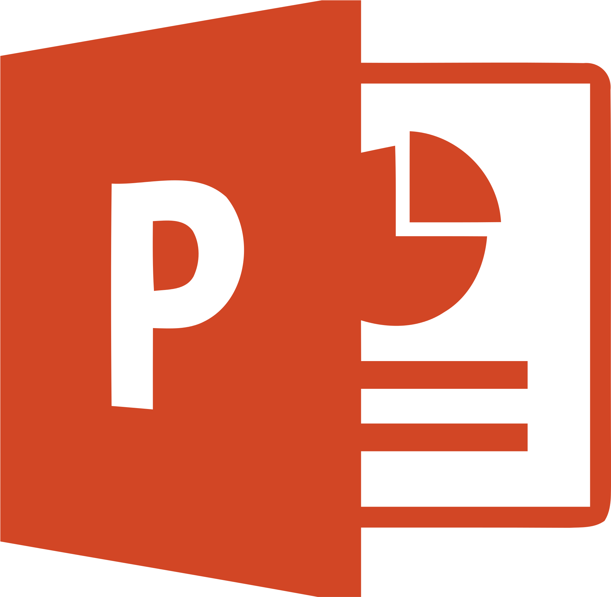 Microsoft Clipart Powerpoint - Microsoft Powerpoint Logo 2013 (2000x1964)