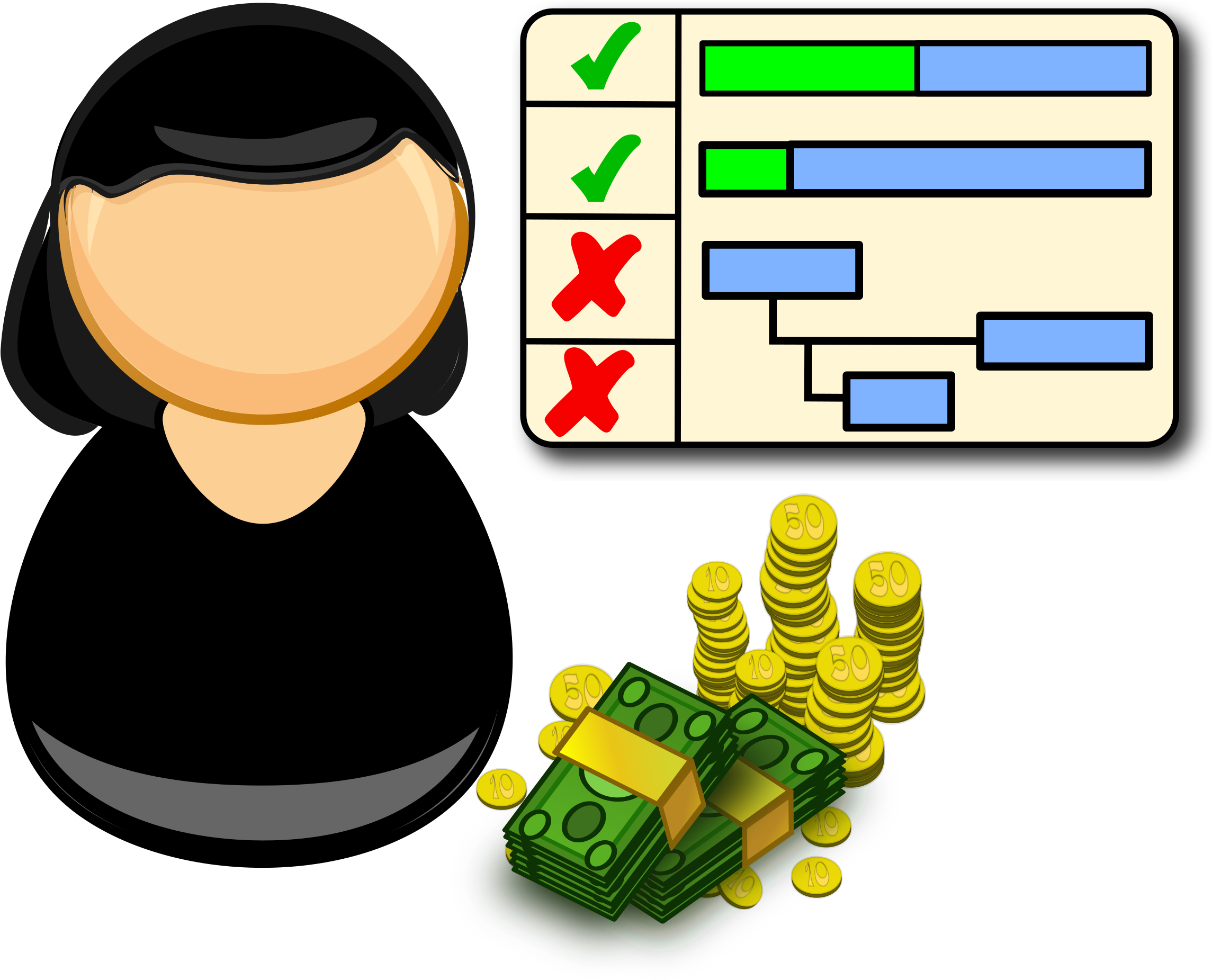 Microsoft Clipart Project Manager - Project Manager Clipart (2400x2009)