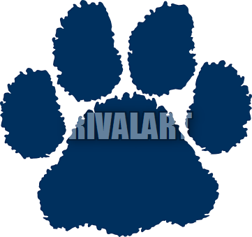 Bobcat Paw Clipart - Clemson Tiger Paw (361x339)