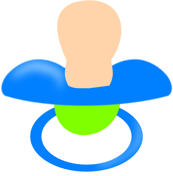 Baby Pacifier Clipart - Pacifier Clipart (600x598)