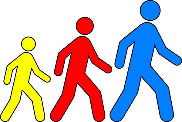 Cartoon Walking Feet Clipart - Walking Clipart (600x402)