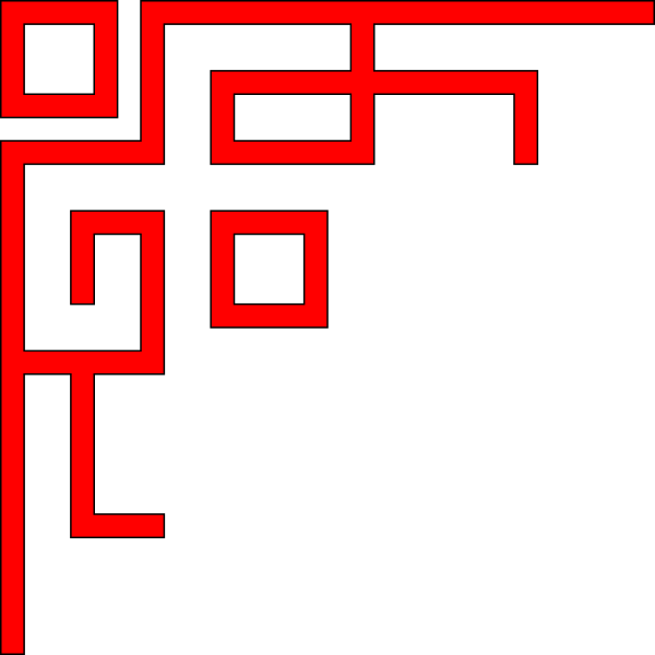 Chinese Clip Art Free - Chinese Border Clip Art (600x600)