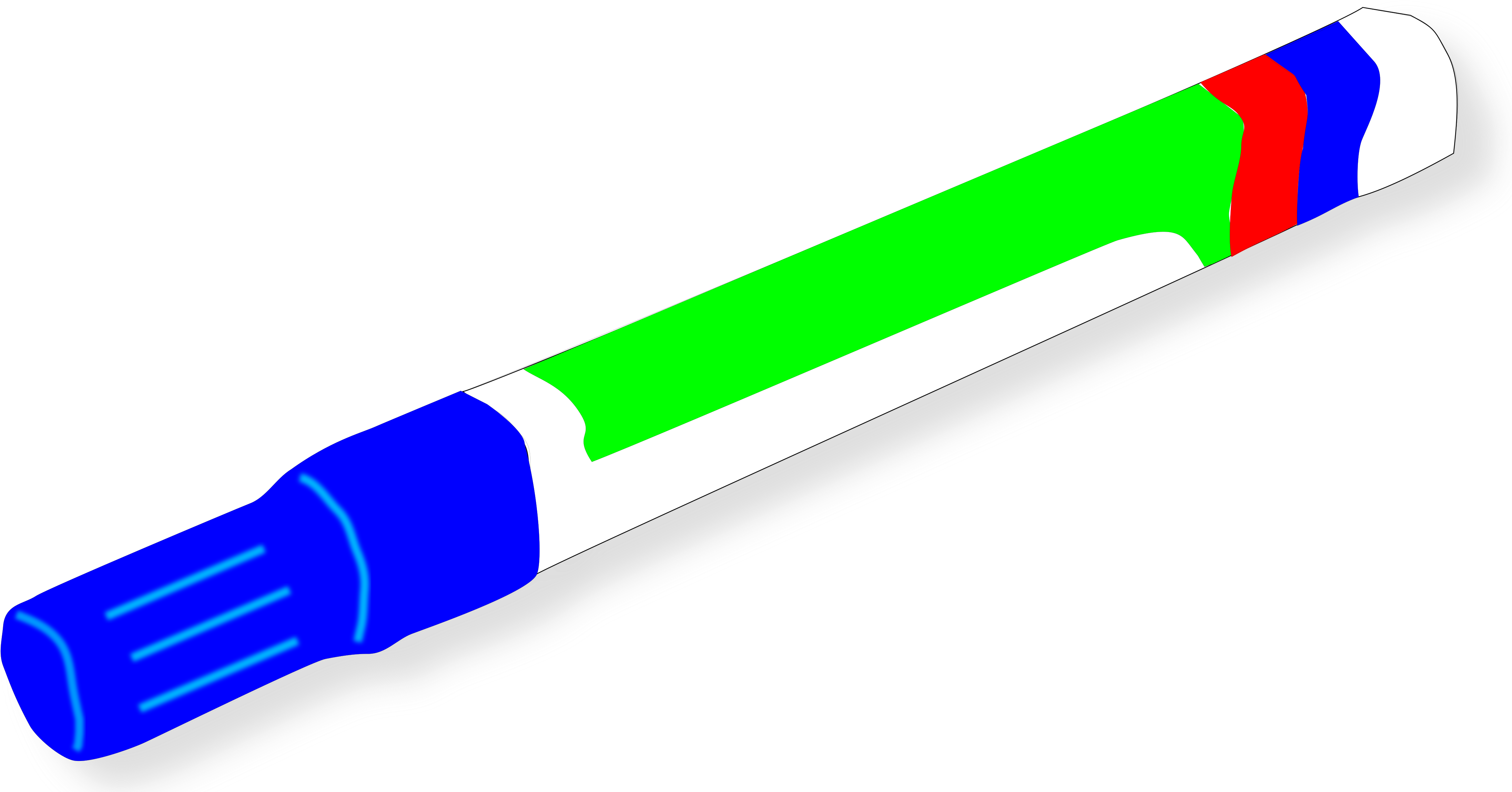 Crayola Marker Clipart - Marker Pen Clipart (4431x2400)
