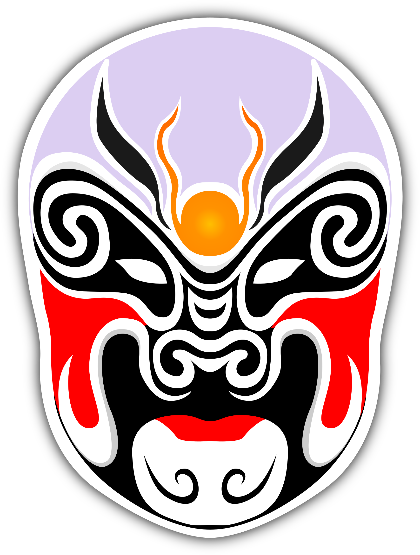 Chinese Theater Masks - Ảnh Mặt Nạ Quỷ (2000x2400)
