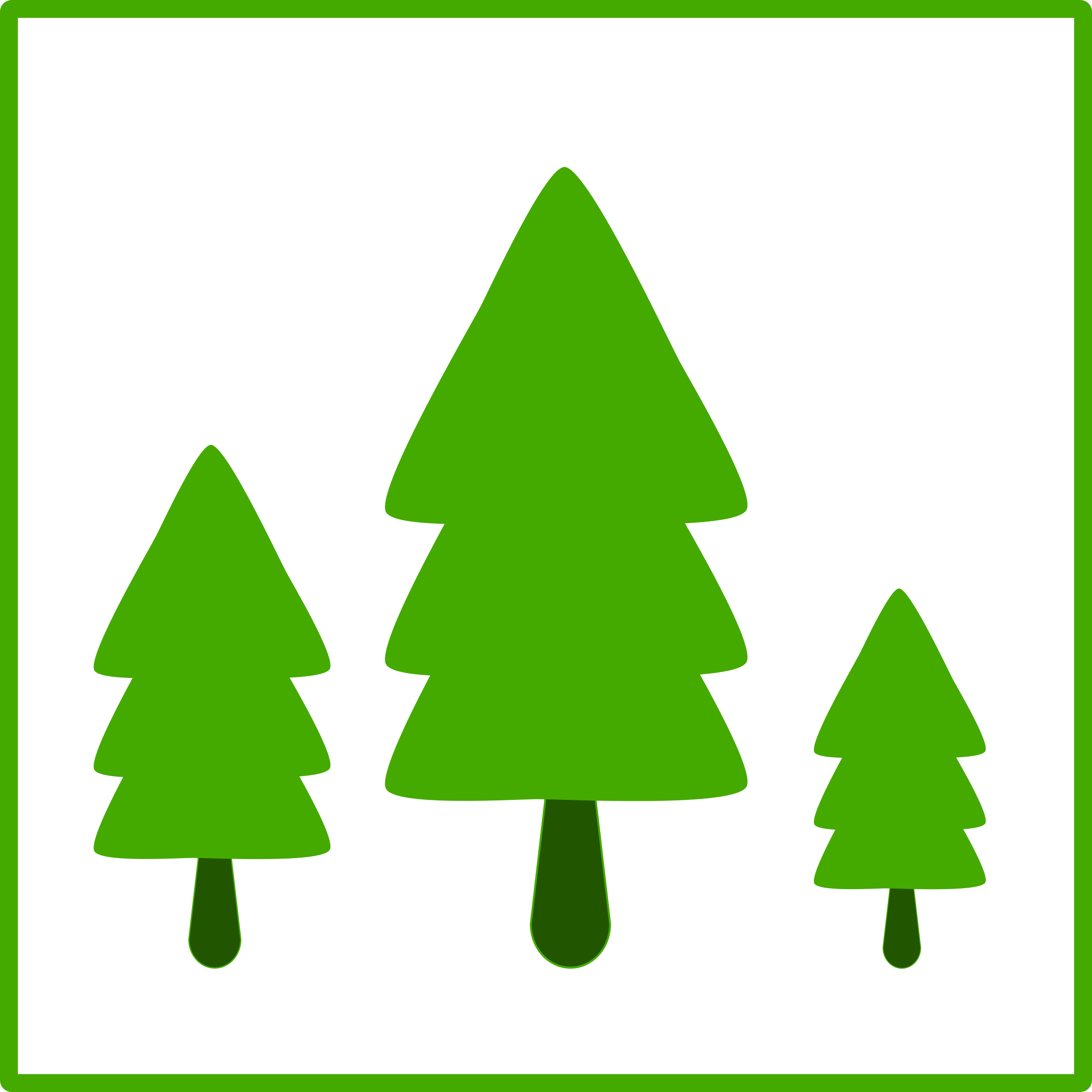 Tree Clip Art Download - Trees Icon Green (2400x2400)
