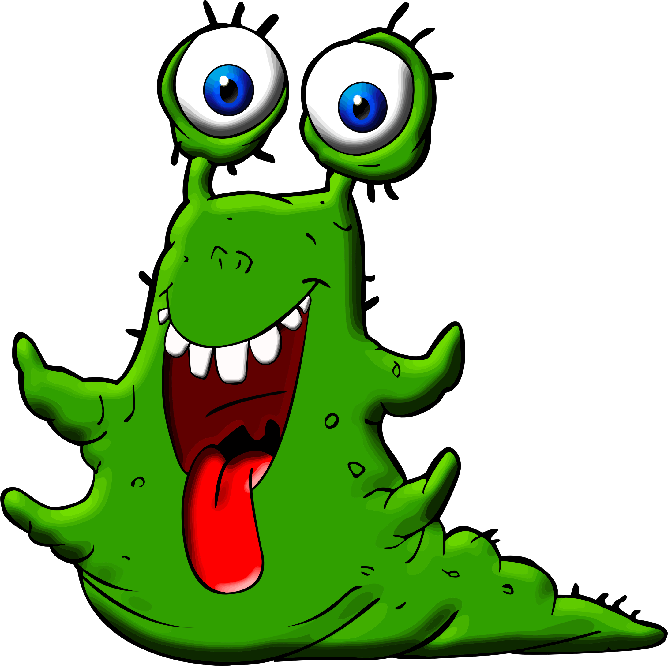 Image Result For Monster Monsters And Clipart - Slimy Monster Clipart (2182x2176)
