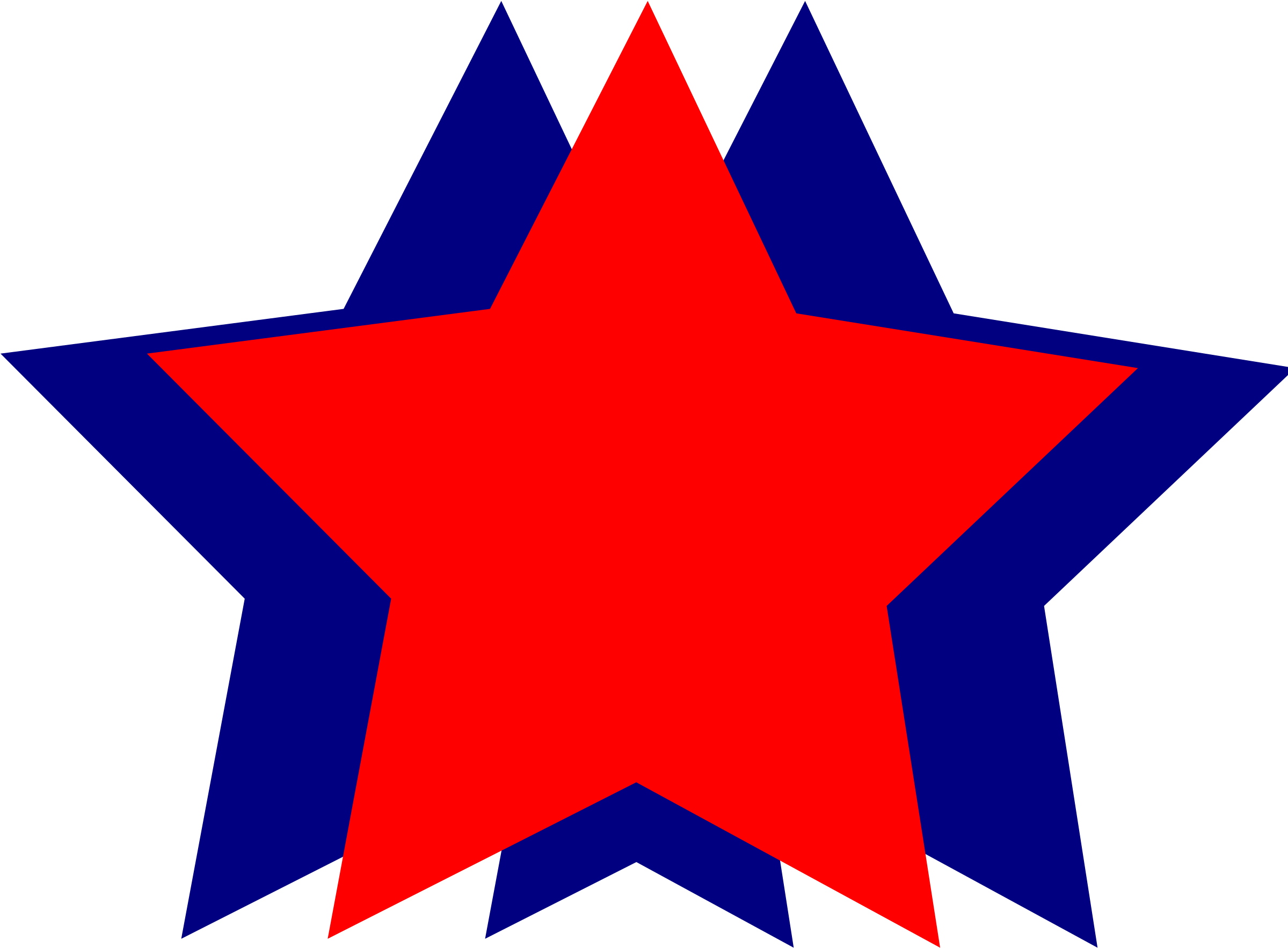 Star Clipart Red And Blue - 4th Of July Stars (2400x2400)