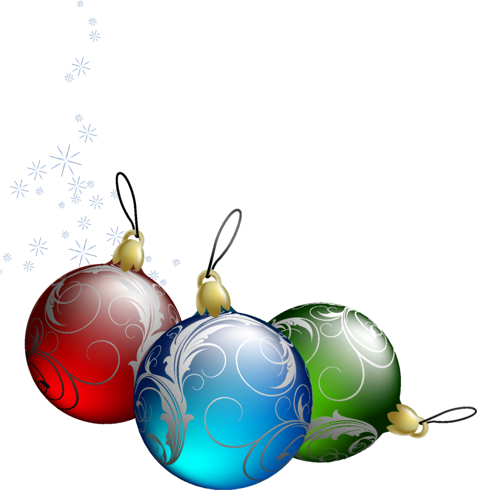 Christmas Ornaments - Christmas Balls (945x996)
