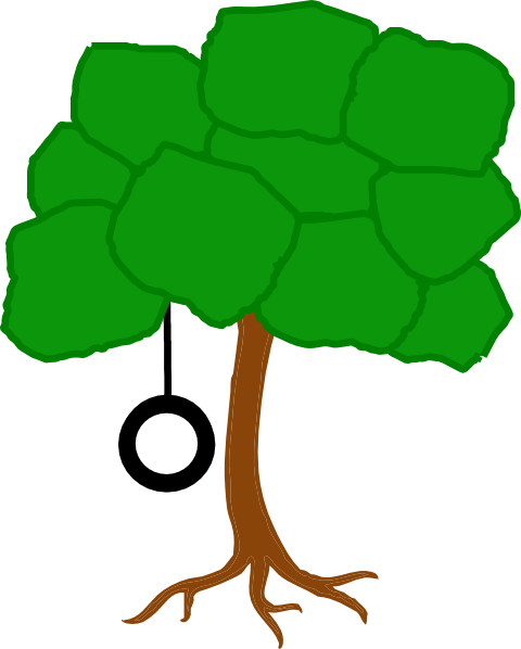 Arvore Com Balanço Desenho Png (480x598)