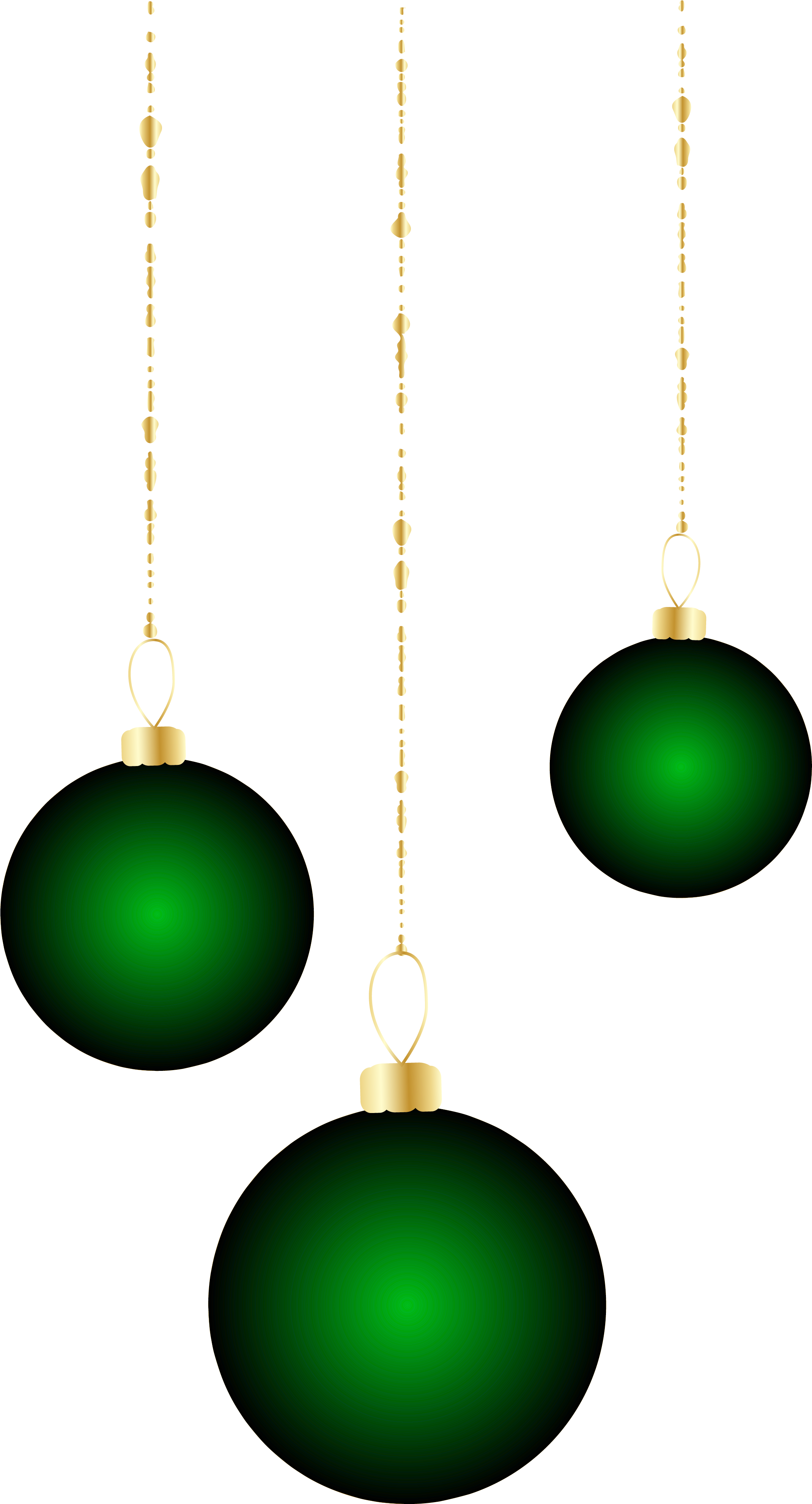 Transparent Christmas Green Ornaments Png Clipart - Clip Art (2235x4005)