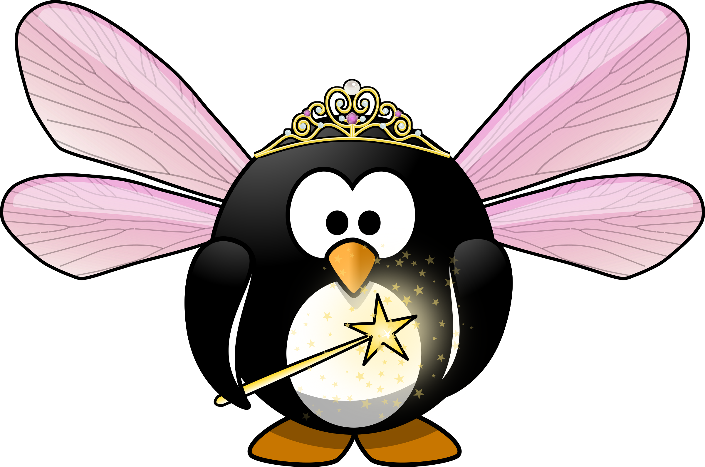 Fairy Penguin - Penguin Fairy (2400x1589)