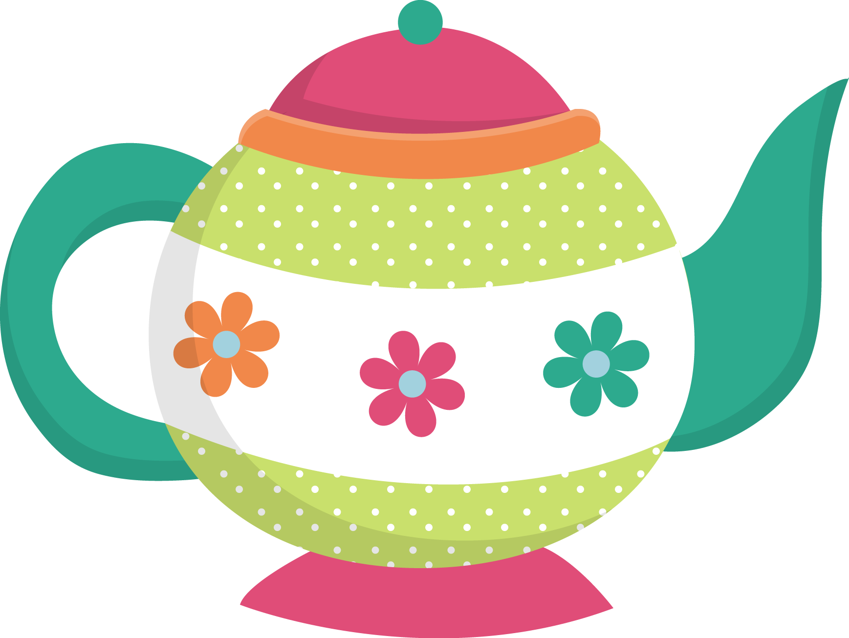 Kitchen Clipart, Tea Pots, Tea Parties, Tea Time, Chocolate - Tea Kettle Clip Art (1737x1306)