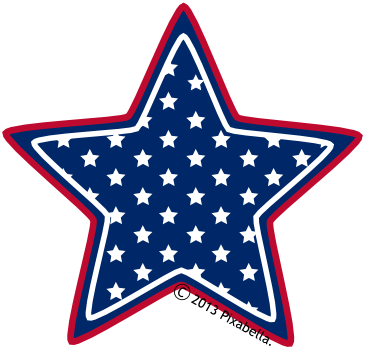 American Flag Clipart Black And White Free - Dallas Cowboys Printable Logo (365x350)
