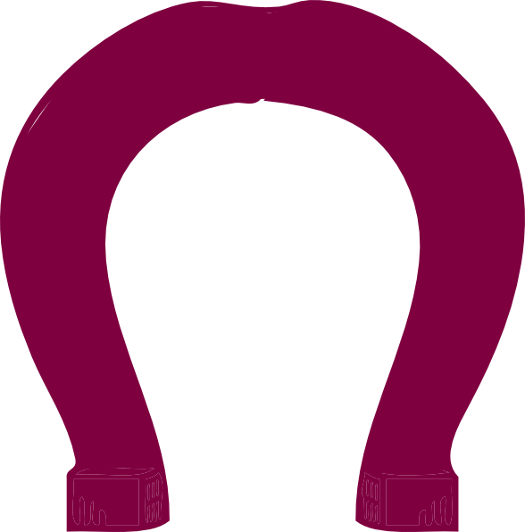 Horseshoe Clipart Pink - Portrait Of A Man (588x596)