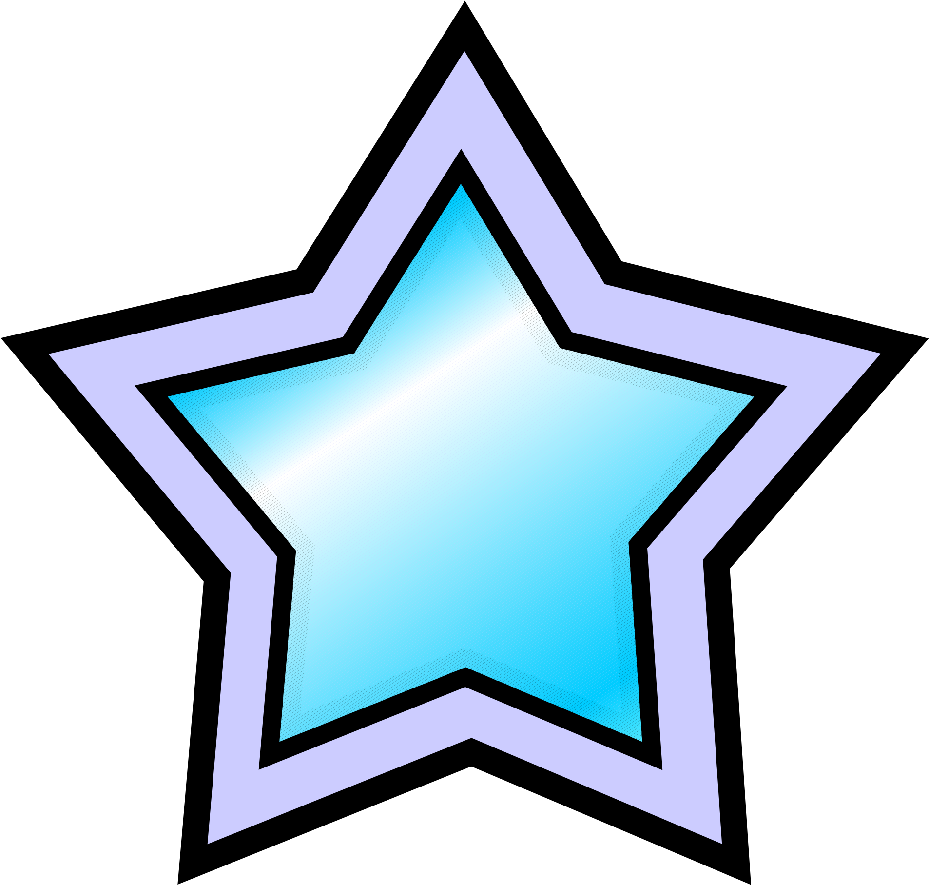 Falling Stars Clipart Superstar - Student Of The Month (2000x2000)