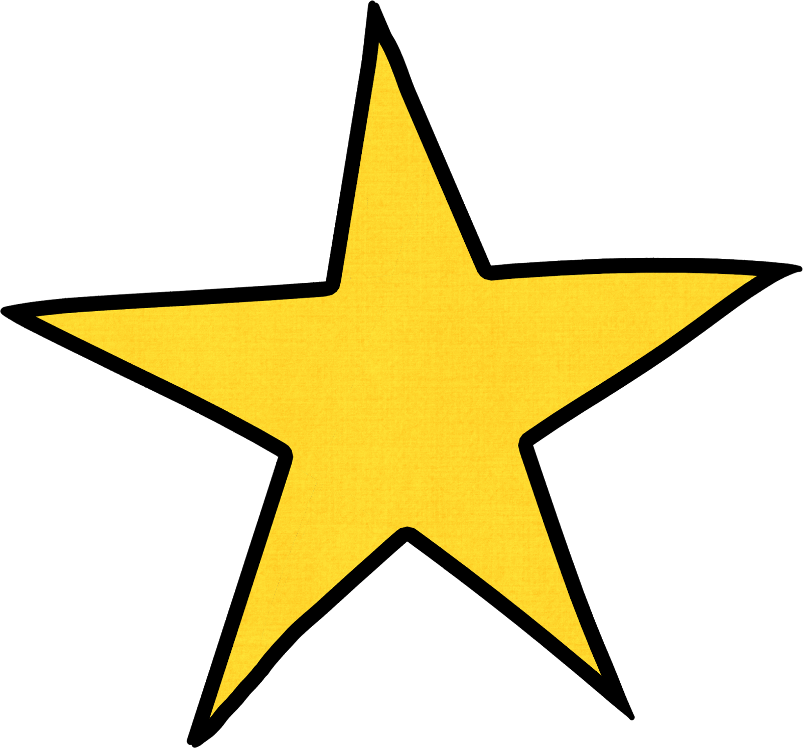 Stars Clipart Clear Background - Star With No Background (1600x1491)