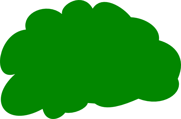 Tree Bush Clip Art (600x396)