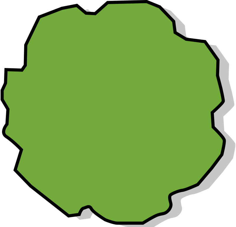 Free Tree-06 - Tree Symbol Top Png (800x768)