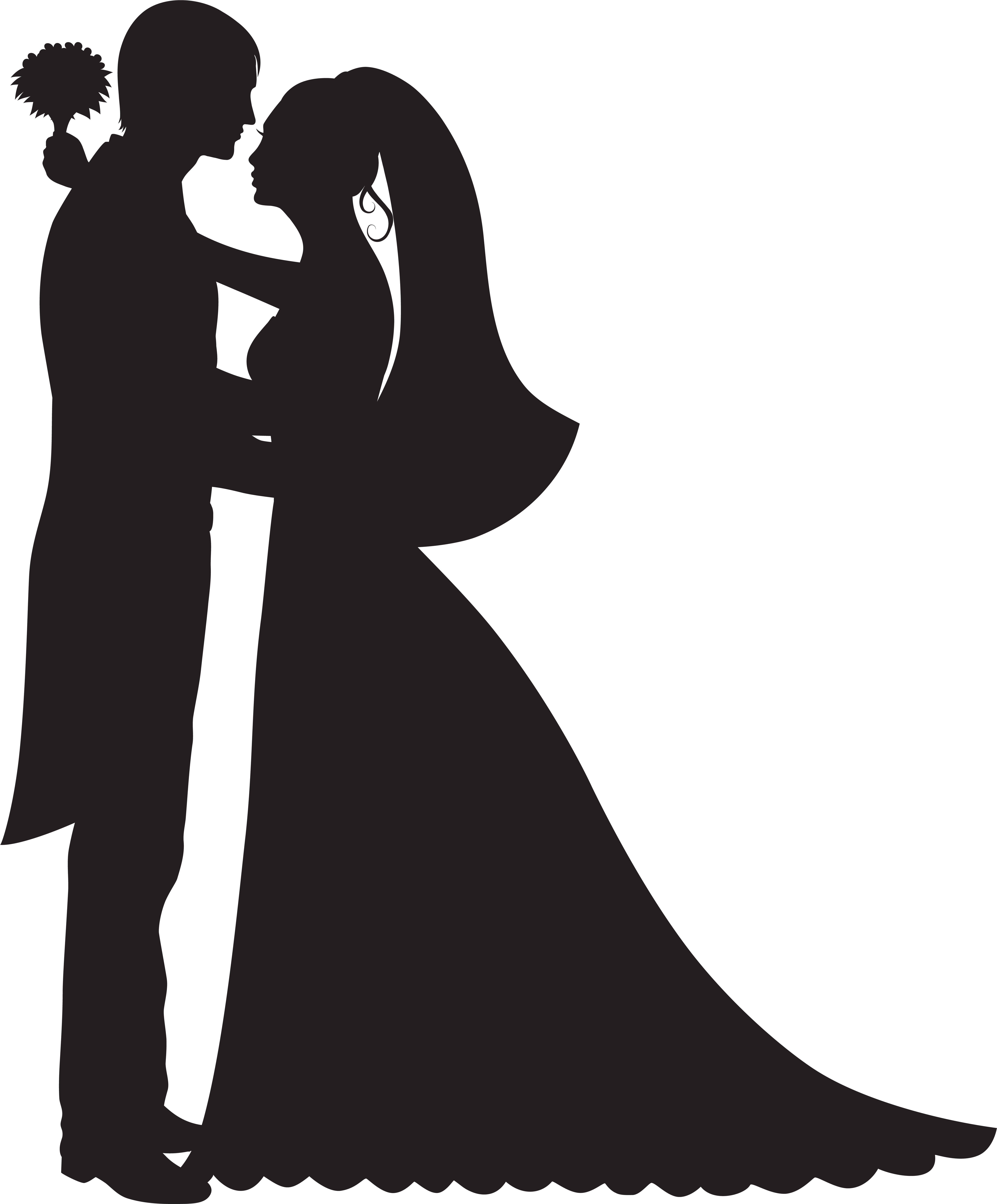 Groom And Bride Png Clip Art - Groom And Bride Png Clip Art (6623x8000)