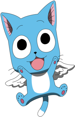 Happy From Fairytail By Animeartremix On Deviantart - Happy Chibi Fairy Tail (400x400)