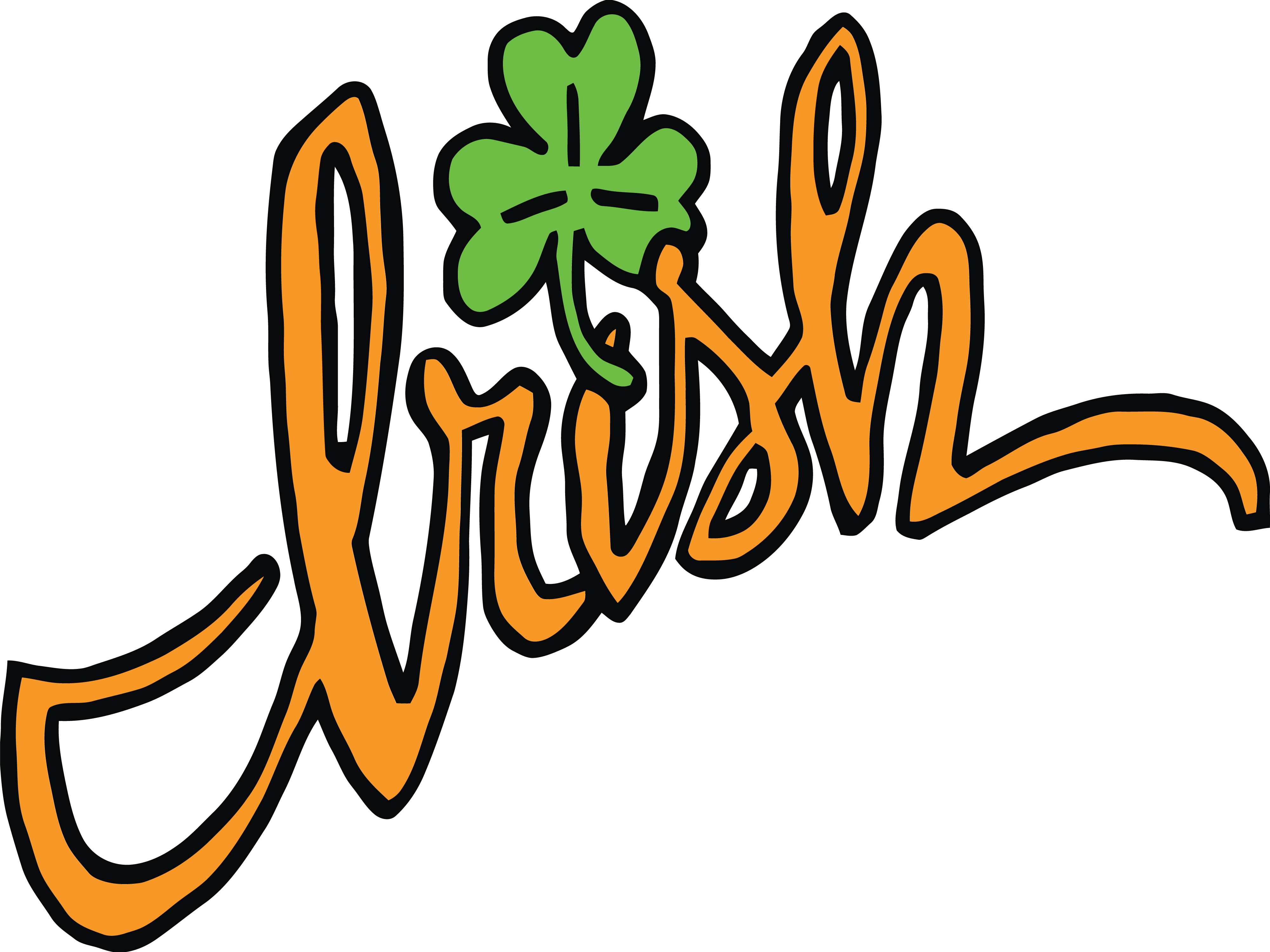 Free Clipart Of An Irish Shamrock - Free Irish Clipart (4000x3000)