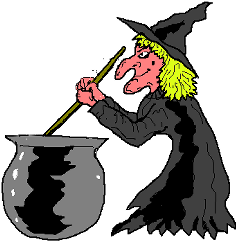 Witch Cauldron Clipart Free Images - Witch Clipart (500x500)