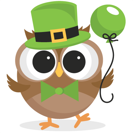 Irish Owl Svg Scrapbook Cut File Cute Clipart Files - St Patricks Day Clipart (432x432)