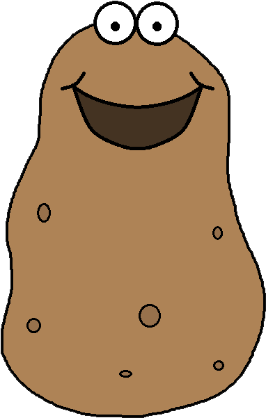 Irish Potatoes Clip Art - Clip Art Potato Free (406x625)